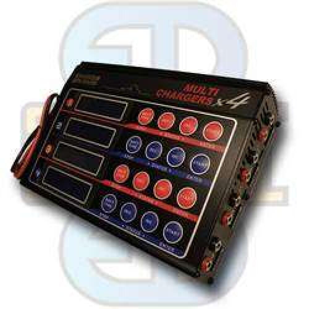 Proffesjonell batterilader - 4 stk. ladere i èn