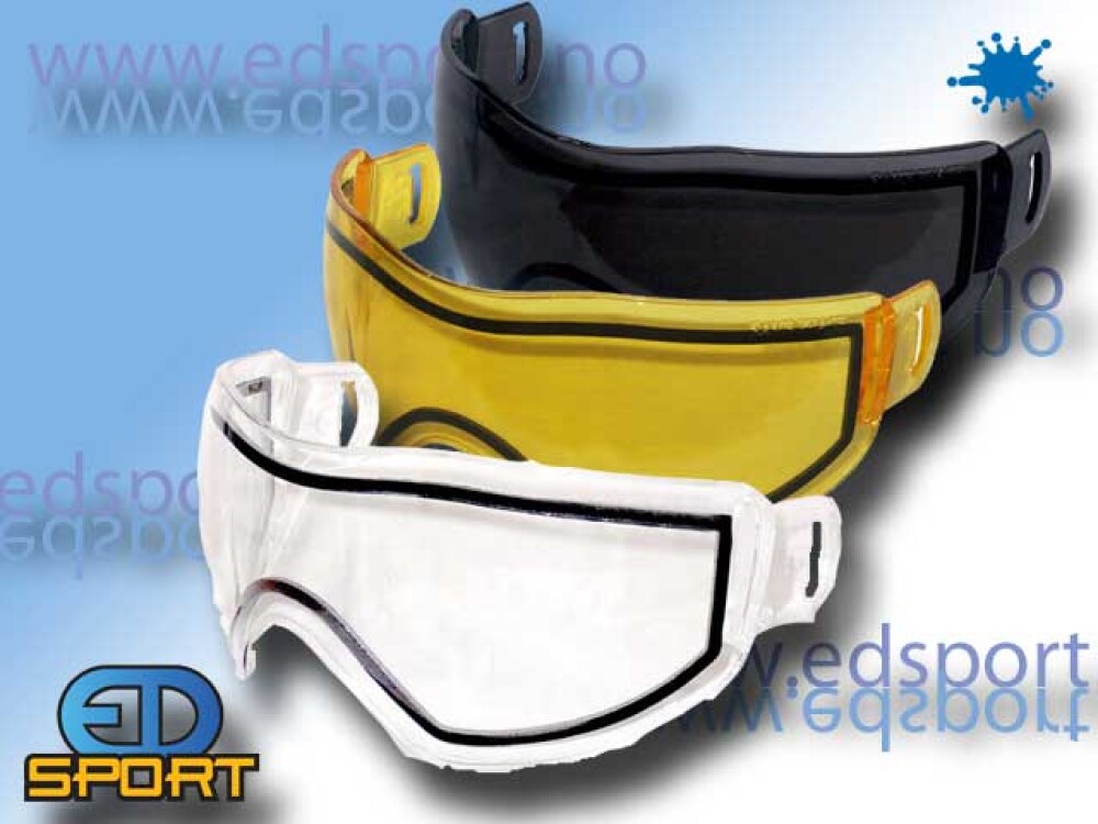 Bull Strike Maske, Skull - Pakke med 4 glass - bakside